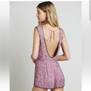 Free People Sequin Romper